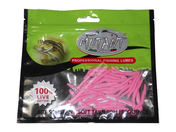 Mutant Professional Fishng Lures Sahte Solucan Pembe-av11702